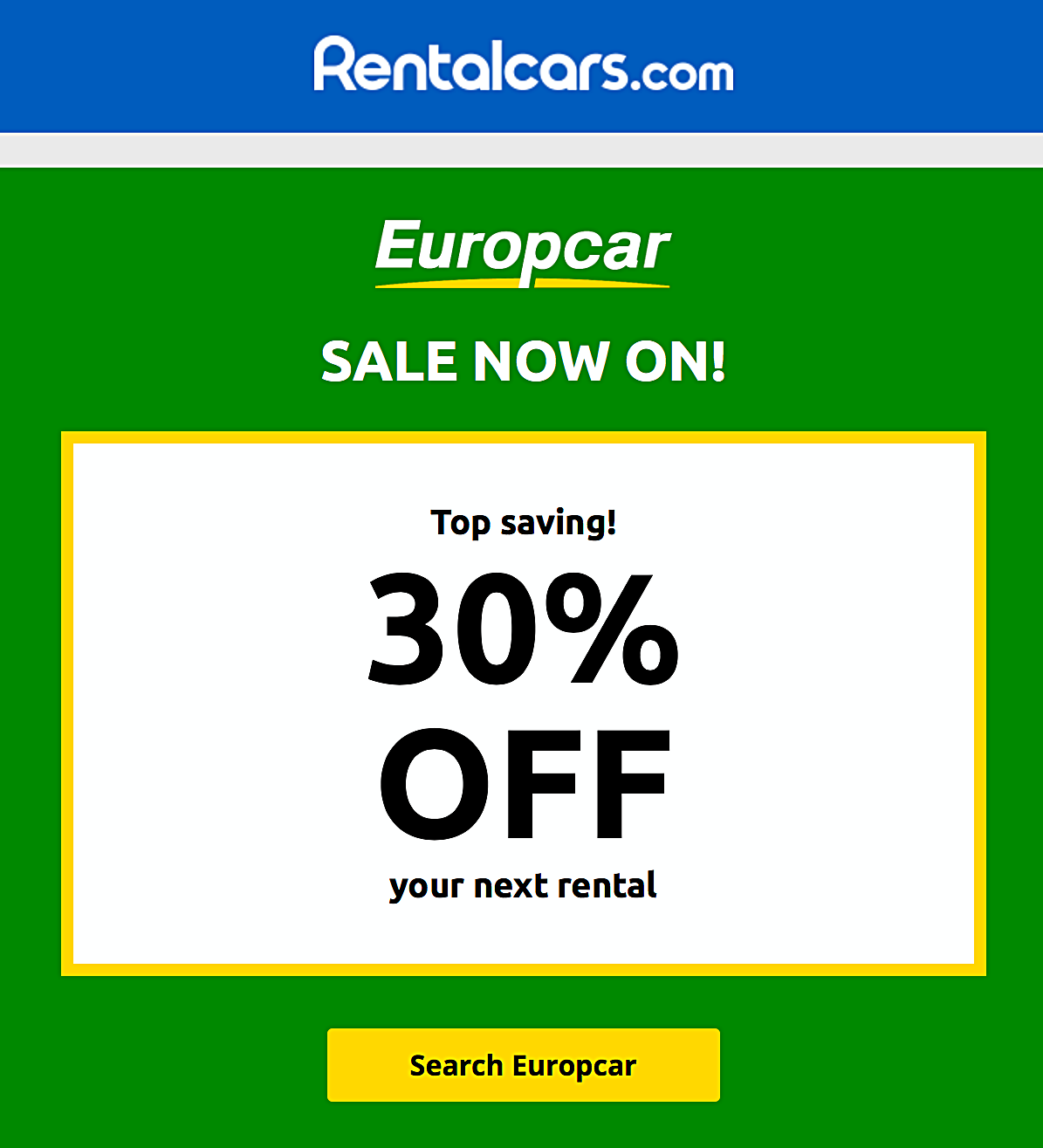 Rentalcars Affiliate My Car History Assistant